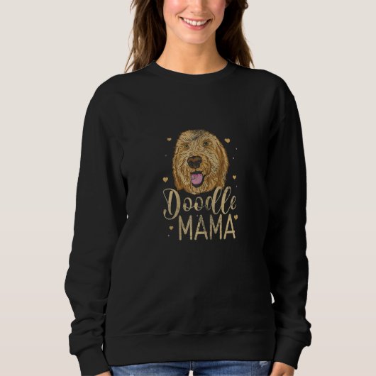 Dames Doodle Mama Goldendoodle Hond Moeder Hond Ei Trui (Voorkant)