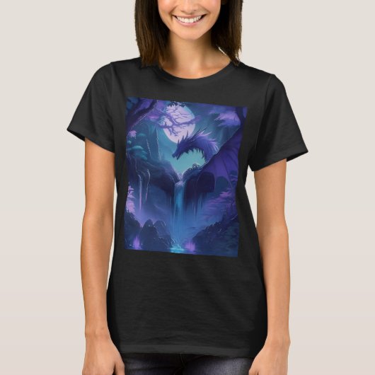 Dames draak T-shirt (Voorkant)