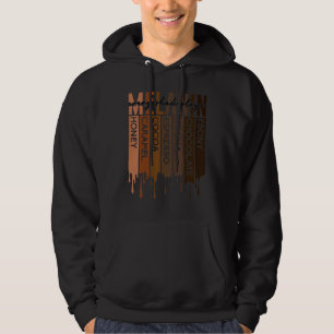 Dames druppelen in melanine Elke tint verslaat Afr Hoodie