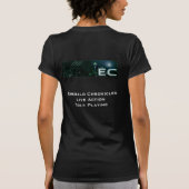 Dames dubbelzijdig logo/banner shirt (Achterkant)