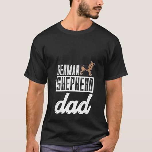 Dames Duitse Herder Vader Duitse Herder T-shirt (Voorkant)