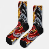 Dames duurzame sokken met Duitse kleuren (Links)