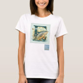 DAMES Edmonds Marsh SALMON T-shirt 2 met rug (Voorkant)