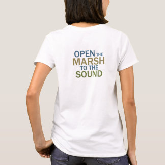DAMES Edmonds Marsh SALMON T-shirt 2 met rug