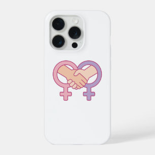 Dames Eenheid IWD Cadeau iPhone 15 Pro Hoes Case