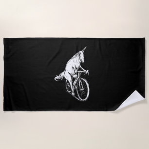 Dames Eenhoorn Kleren Fiets Outfit Fietser Cadeau Strandlaken
