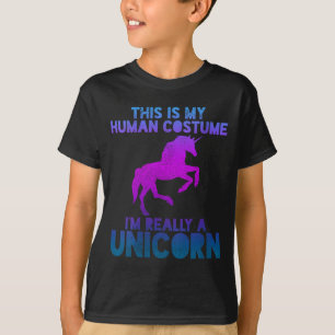 Dames Eenhoorn T-shirt - Mensen Kostuum Grappig