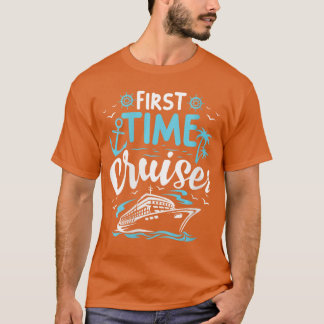 Dames Eerstekreisvaarder Eerste cruisevakantie T-shirt