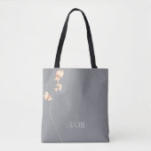 Dames Elegant Bloemen Boho Schattige Tote Bag (Voorkant)