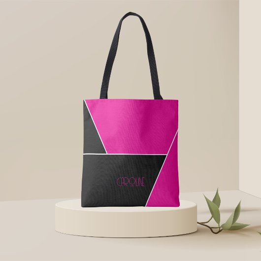 Dames Elegant Eenvoudig Patroon Zwart Cute Tote Ta Tote Bag