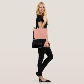 Dames Elegant Eenvoudig Patroon Zwart Cute Tote Ta Tote Bag (Op model)