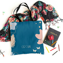 Dames Elegante Blauwe Boho Mooie Schoudertas Tote Bag