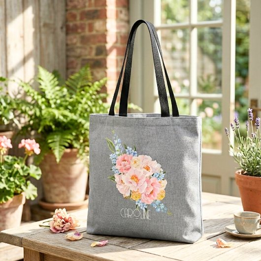 Dames Elegante Bloemige Boho Schattig  Tote Bag