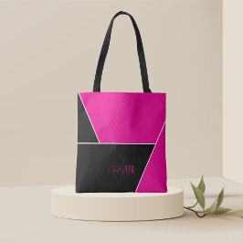Dames Elegante Eenvoudige Patroon Zwarte Cute Tote Tote Bag