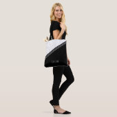 Dames Elegante Stippen Boho Schattig  Tote Bag (Op model)