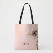Dames Elegante Wilde Bloem Boho Schattig Tote Bag (Voorkant)