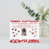 DAMES ELEGANTIE COLLECTIE BRIEFKAART (Staand voorkant)