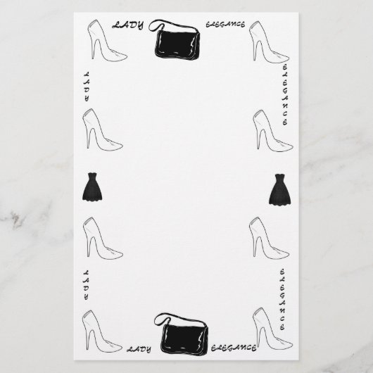 DAMES ELEGANTIE COLLECTIE BRIEFPAPIER (Voorkant)
