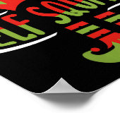 Dames Elf Squad Grappige Kerstmis Poster (Hoek)
