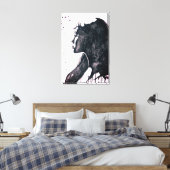 Dames Emotie Canvasprint Canvas Afdruk (Insitu (Slaapkamer))
