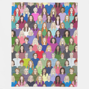 Dames en feministen fleece deken