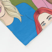 Dames en feministen fleece deken (Hoek)