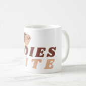 Dames en heren, empowerment voor vrouwen koffiemok (Voorkant rechts)