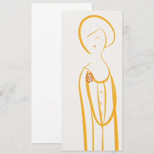 Dames en heren, evenement of feest van de mode kaart (Voorkant / Achterkant)