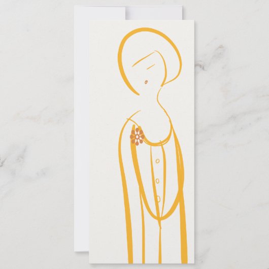 Dames en heren, evenement of feest van de mode kaart (Voorkant)