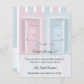 Dames en heren, naar het toilet roze blauw geslach (Voorkant / Achterkant)