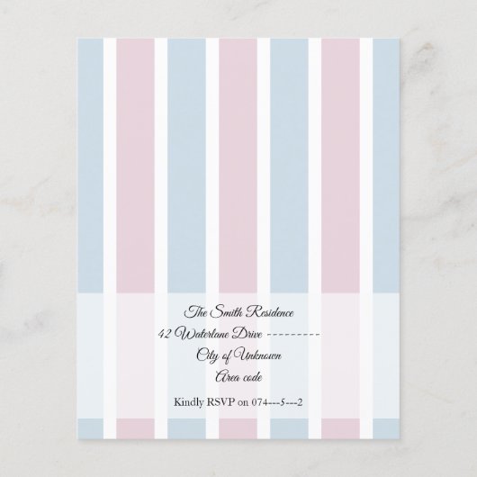 Dames en heren, naar het toilet roze blauw geslach (Achterkant)