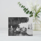 Dames en heren, oud zwart-wit Afbeelding - Briefka Briefkaart (Staand voorkant)