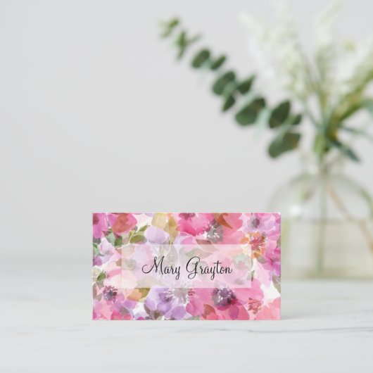 Dames en heren, professioneel design visitekaartje (Staand voorkant)