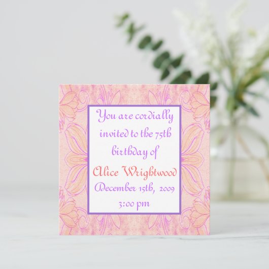 Dames en heren, uitnodiging (Staand voorkant)