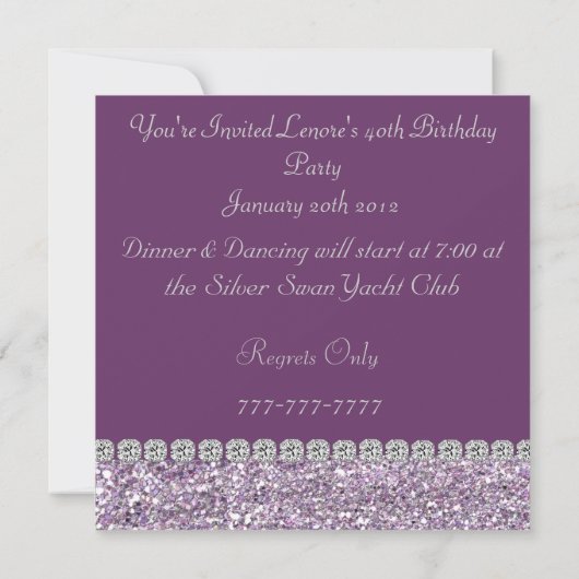 Dames en heren, uitnodiging van de 50ste verjaarda (Achterkant)