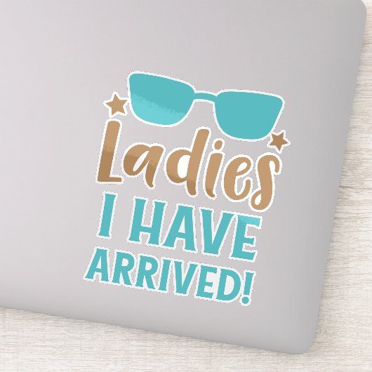 Dames en heren, zonnebrillen, sterren sticker (Detail)