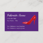 Dames en Mode en schoonheid Visitekaartje (Voorkant)