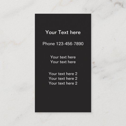 Dames en Mode Winkelen Visitekaartje (Achterkant)