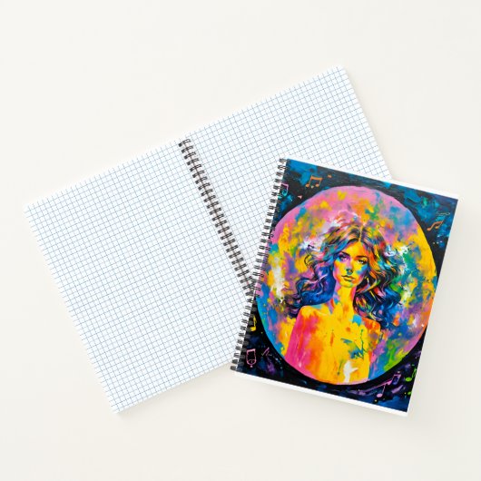 Dames en muziek notitieboek (Binnen)