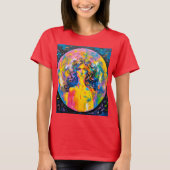 Dames en muziek t-shirt (Voorkant)