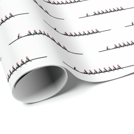 Dames en vrouwen: Sinterhat Rowing Rowers Bemannin Cadeaupapier (Rol Hoek)