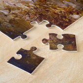 dames- en wielschuur in het bos legpuzzel (Zijkant)