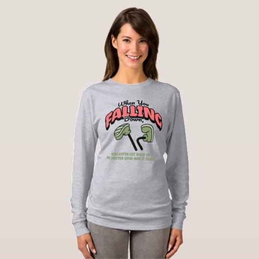 Dames "Equilibrium" Surreal Lange Mouwen T-shirt (Voorkant volledig)