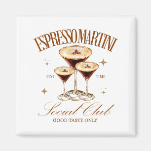 Dames Espresso Martini Sociale Club Drinkende Staa Magneet