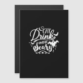 Dames Eten Drinken En Wees Eng Halloween Modern (Voorkant / Achterkant)