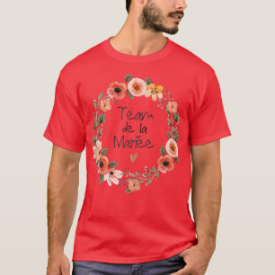 Dames EVJF Persoonlijk Team Bruid Bruid Kroon Te T-shirt