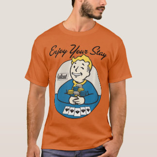 Dames Fallout Videogame Vault Boy Poker Geniet Erv T-shirt