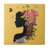 Dames Fantasy Mode Tegeltje (Voorkant)