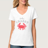 Dames Feelin Crabby T-shirt (Voorkant)