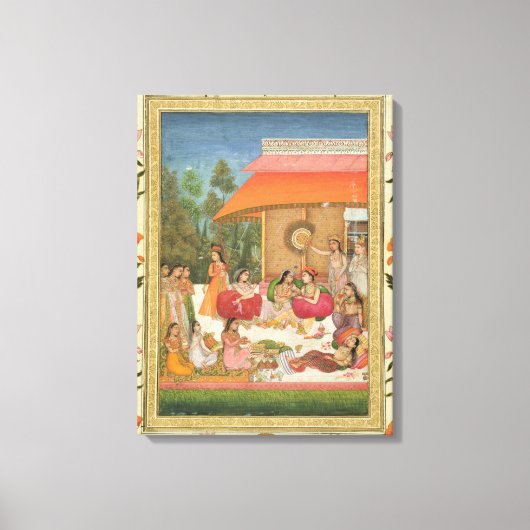 Dames feesten, van het kleine Clive Album Canvas Afdruk (Voorkant)